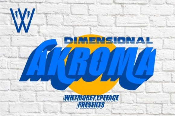 Akroma: A Display Font That Moves With Purpose