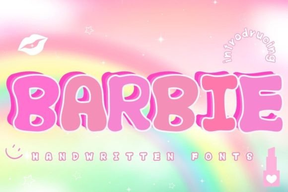 Barbie Display Font for Playful Digital Branding