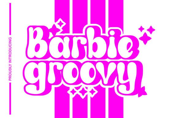 Barbie Groovy Font for Cute & Groovy Display Projects
