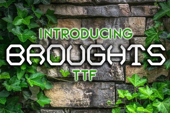 Broughts Sci-Fi Display Font for Modern Web Design