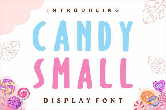 Candy Small Font for Kids and Fun Display Projects