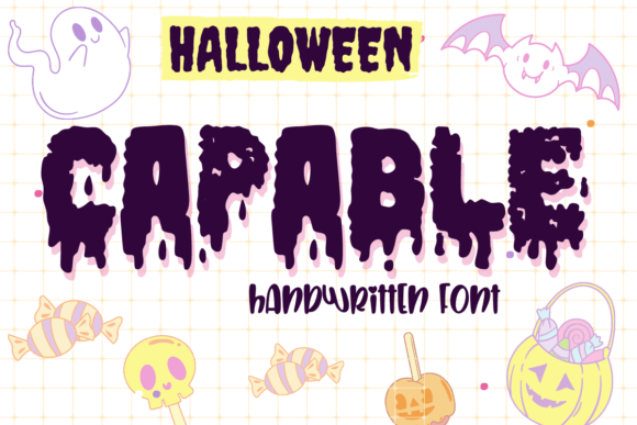 Capable: A Spooky Halloween Display Font for Editorial Charm