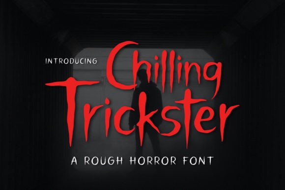 Chilling Trickster Font for Spooky Branding & Handmade Goods