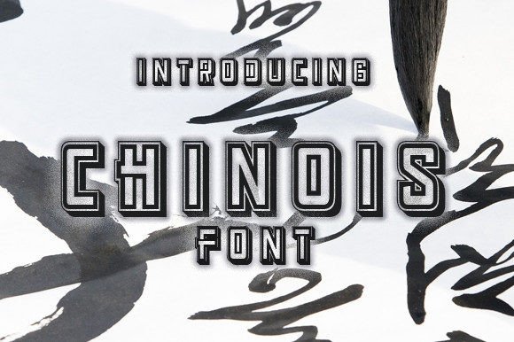 Chinois: Stylish 3D Display Font for Web Designers