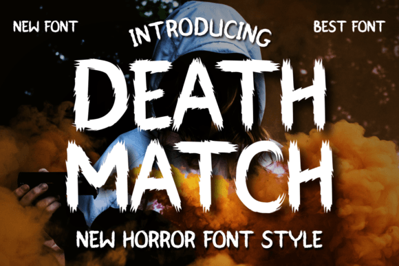 Death Match Display Font for Handmade Creators