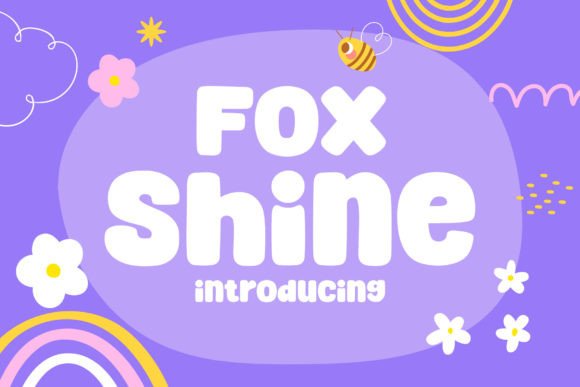 Fox Shine Display Font for Playful Digital Branding