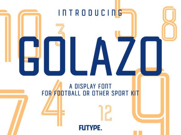 Golazo Display Font for Bold Branding Projects