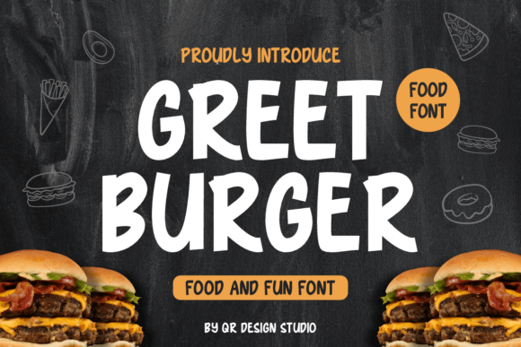 Greet Burger: A Joyful Display Font for Playful Design