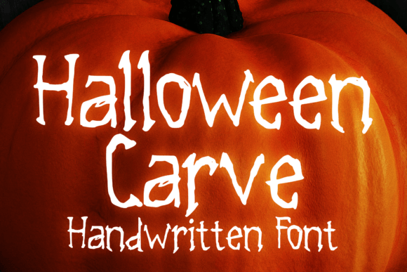 Halloween Carve: A Bold Skinny Display Font for Spooky Season