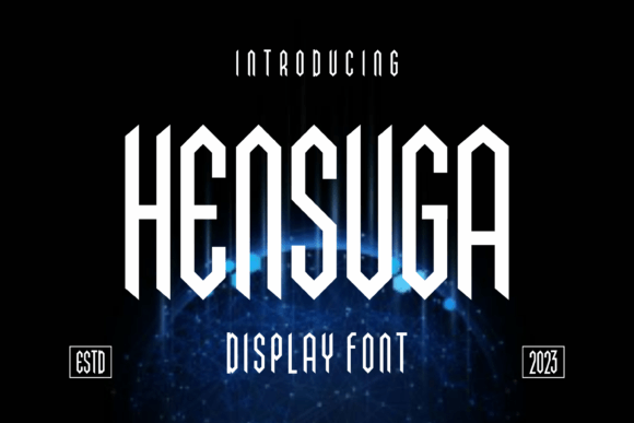 Hensuga Display Font for Handmade Creatives