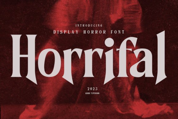 Horrifal Display Font for Handmade Creators