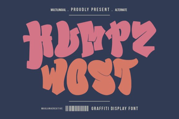 Humpz Wost Font for Bold Handmade Branding