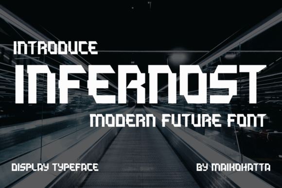 Infernost: A Futuristic Display Font for Modern Digital Brands