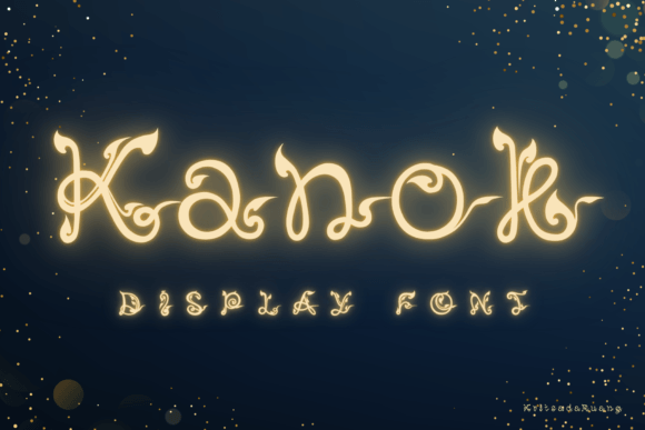 Kanok Display Font for Elegant Asian-Inspired Design