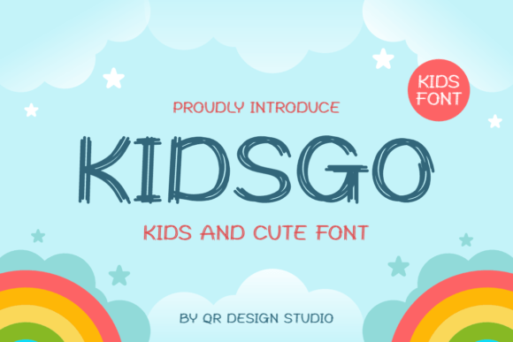 Kidsgo Font: Bold & Authentic Kids Display Fonts