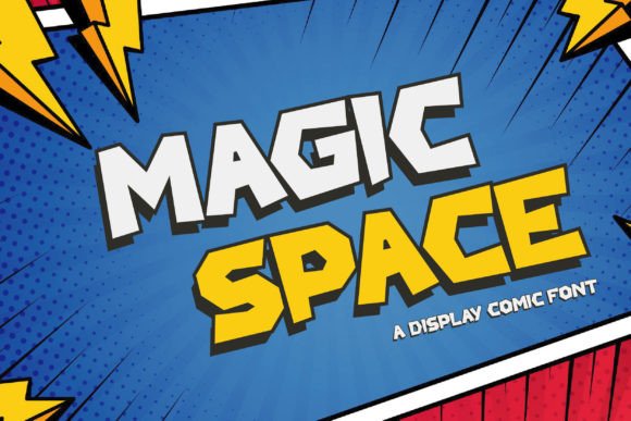 Magic Space Display Font for Whimsical Brand Identity