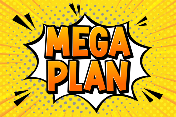 Mega Plan Display Font for Bold, Professional Branding