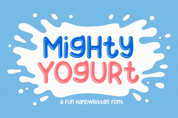 Mighty Yogurt Font for Elegant, Handcrafted Branding