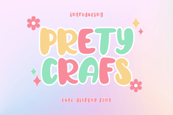 Prety Crafs: A Cute Display Font for Handmade Brands