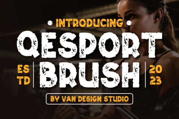Qesport Brush: A Display Font for Bold Digital Branding