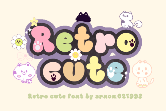 Retro Cute Font: Playful Display Typeface for Scroll-Stopping Brand Content