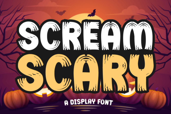 Scream Scary Font for Playful Brand Identity Projects