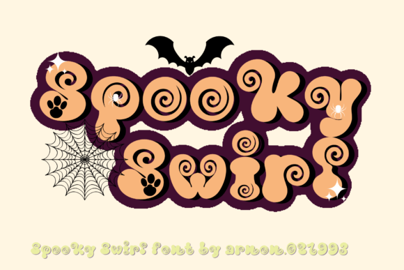 Spooky Swirl: A Halloween Display Font That Elevates Real Business Branding