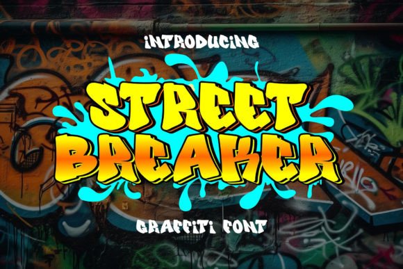 Street Breaker: A Graffiti Display Font for Urban Campaigns