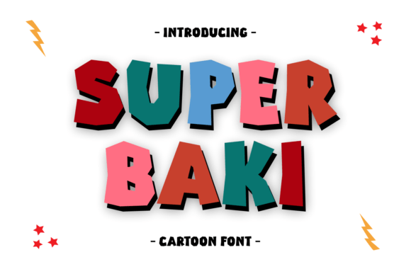Super Baki: A Playful Display Font for Editorial Charm