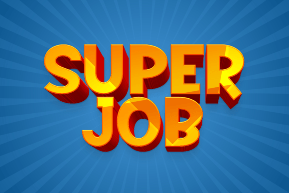 Super Job: A Bold Display Font for Editorial Impact