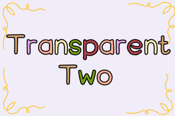 Transparent Two Font for Clean, Confident Branding