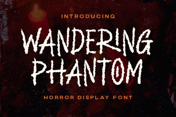 Wandering Phantom: A Display Font for Editorial Tension and Elegance