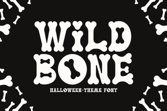 Wild Bone: A Spooky All-Caps Display Font for Halloween Campaigns