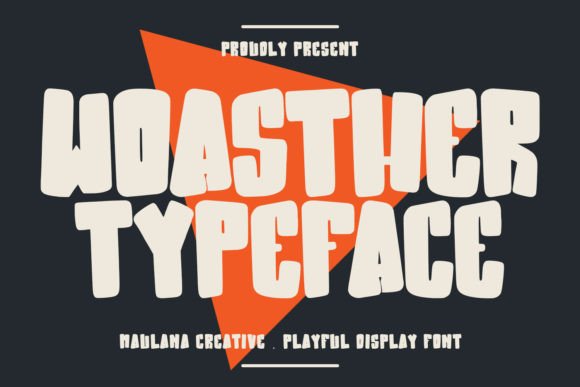 Woasther: A Joyful Display Font for Editorial Charm